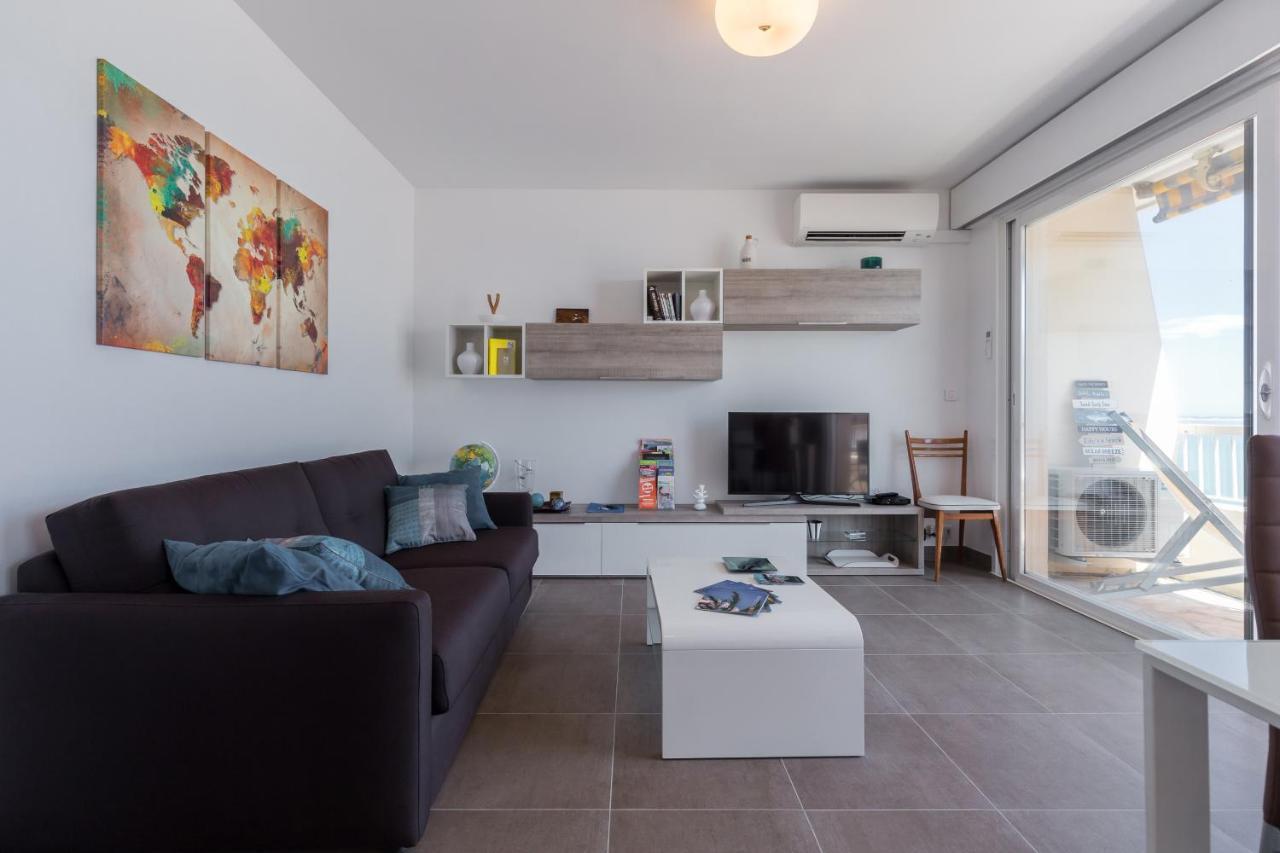 Gorgeous Apt With Terrace, Elevator, Ac, Free Parking - Le Regis Cagnes-sur-Mer Exteriör bild