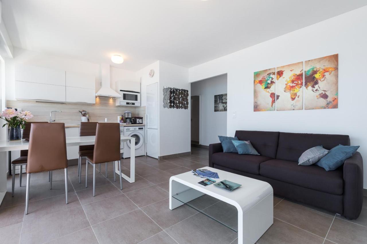Gorgeous Apt With Terrace, Elevator, Ac, Free Parking - Le Regis Cagnes-sur-Mer Exteriör bild